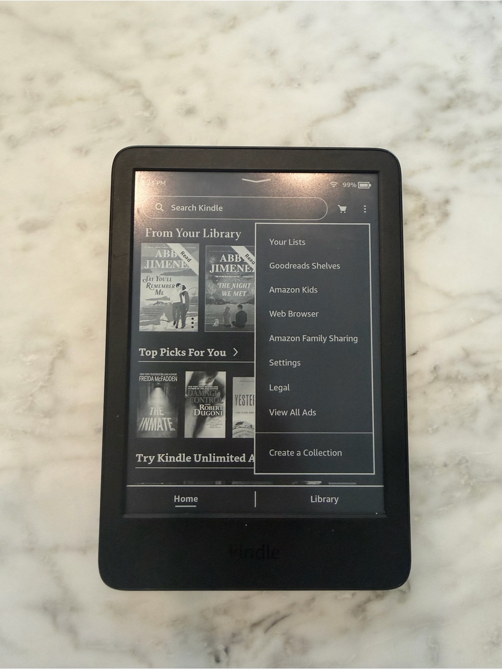 Amazon Kindle E-Reader - Black